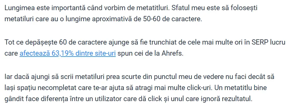 Exemplu link extern